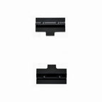 Solar Panel Corner Brackets for Caravan RV Boat (Black/White)