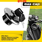 Gas Lid Fuel Tank Cap Cover with Key Lock for ATV Quad (Universal)