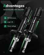Rear Pair Shocks Struts for Lexus ES250 Toyota Camry