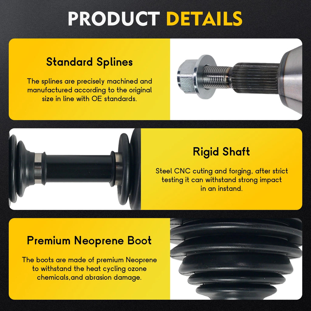 Front CV Axle Shaft Assembly for Dodge Nitro (2007–2011)