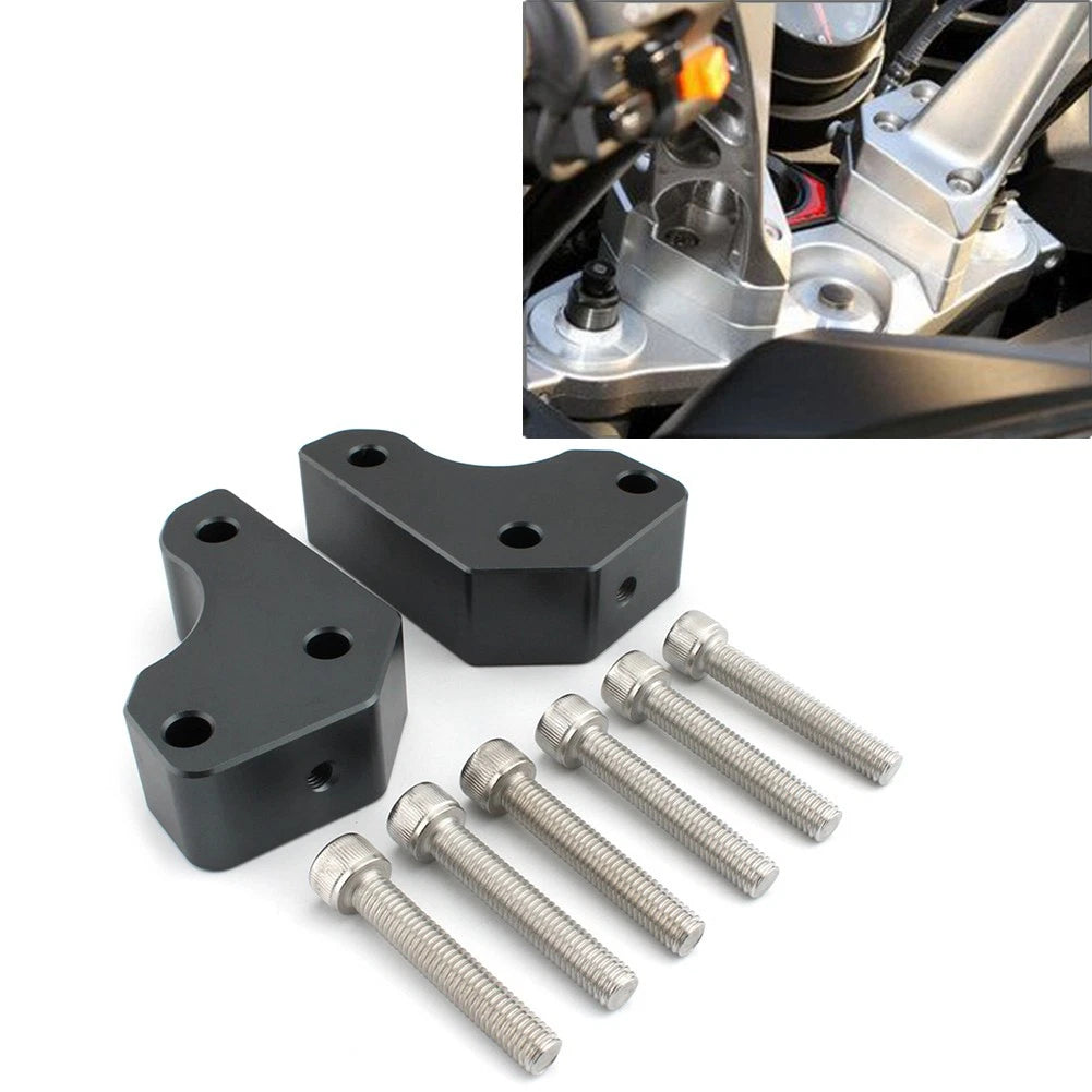 Handlebar Risers Adapters for Kawasaki GTR1400 Concours 1400 (2008–2022) Titanium
