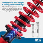 Coilover Shocks Springs Kit for Ford Mustang GT (2005-2014)
