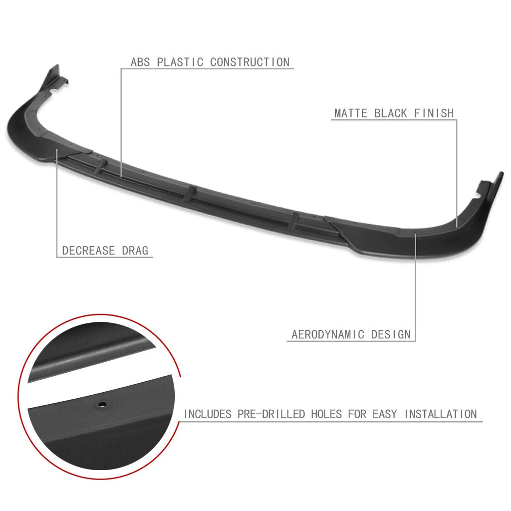 Front Bumper Lip Splitter Under Diffuser for Kia Optima SX/SXL (2016–2018)