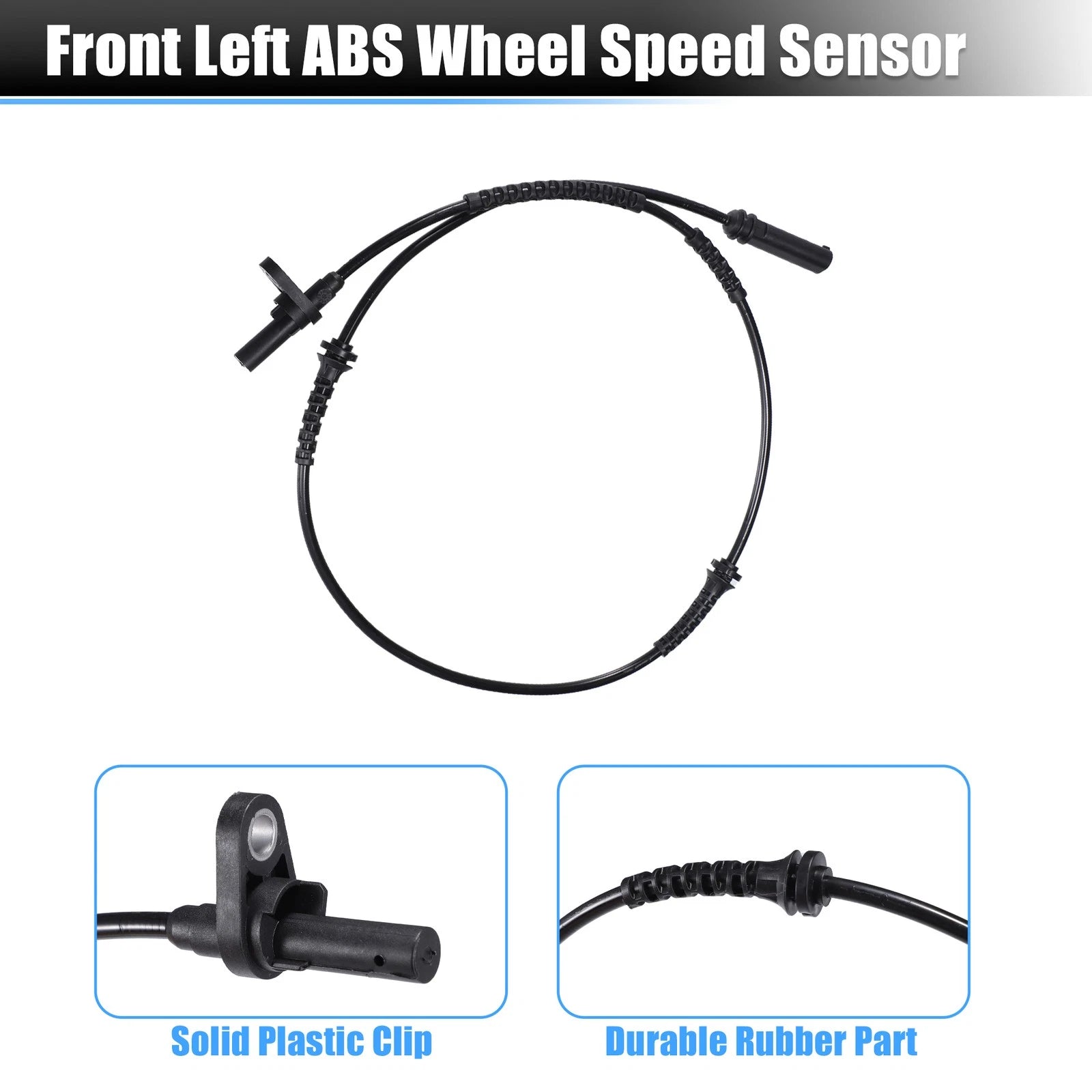 2pcs ABS Wheel Speed Sensor for BMW 528i (2011–2016)