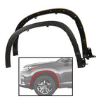 Set of 2 Front Fender Flares Molding Trim for Toyota Highlander (2014–2019)