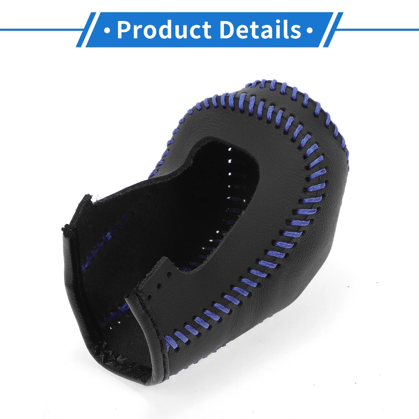 1 Pc Gear Shift Knob Cover for Hyundai Tucson (2015–2018) Black Blue