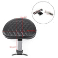 Driver Backrest Pad for Harley Fatboy FLSTF Heritage Softail (2007–2017) Chrome