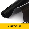 12"x72" Dark Gloss Black Headlight Fog Taillight Tint Film for Universal