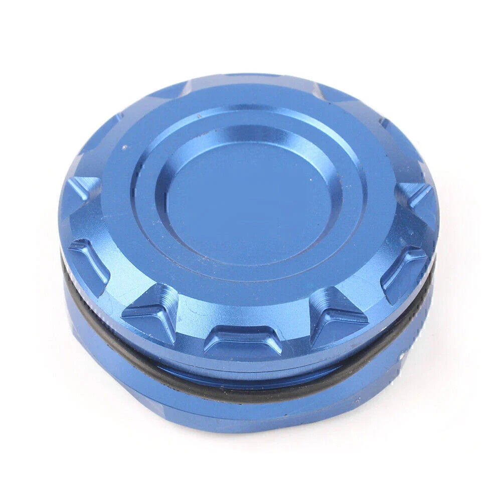 37MM CNC Rear Brake Fluid Reservoir Guard Blue for Kawasaki Yamaha Suzuki Honda