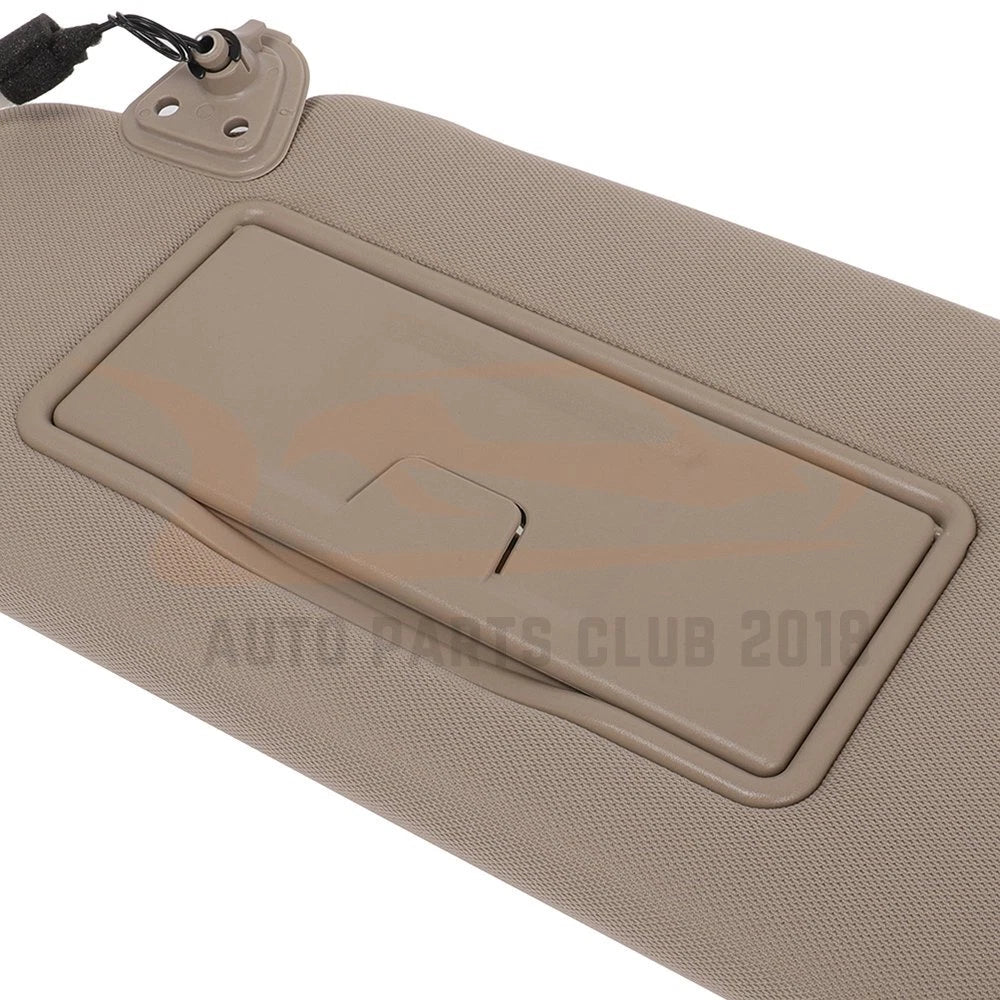 Beige Left Sun Visor with Lamp for Nissan Murano (2006-2008)