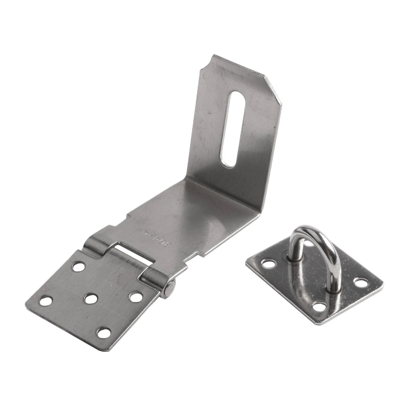Padlock Clasp Shed Door Lock for S/M (Stainless Steel)