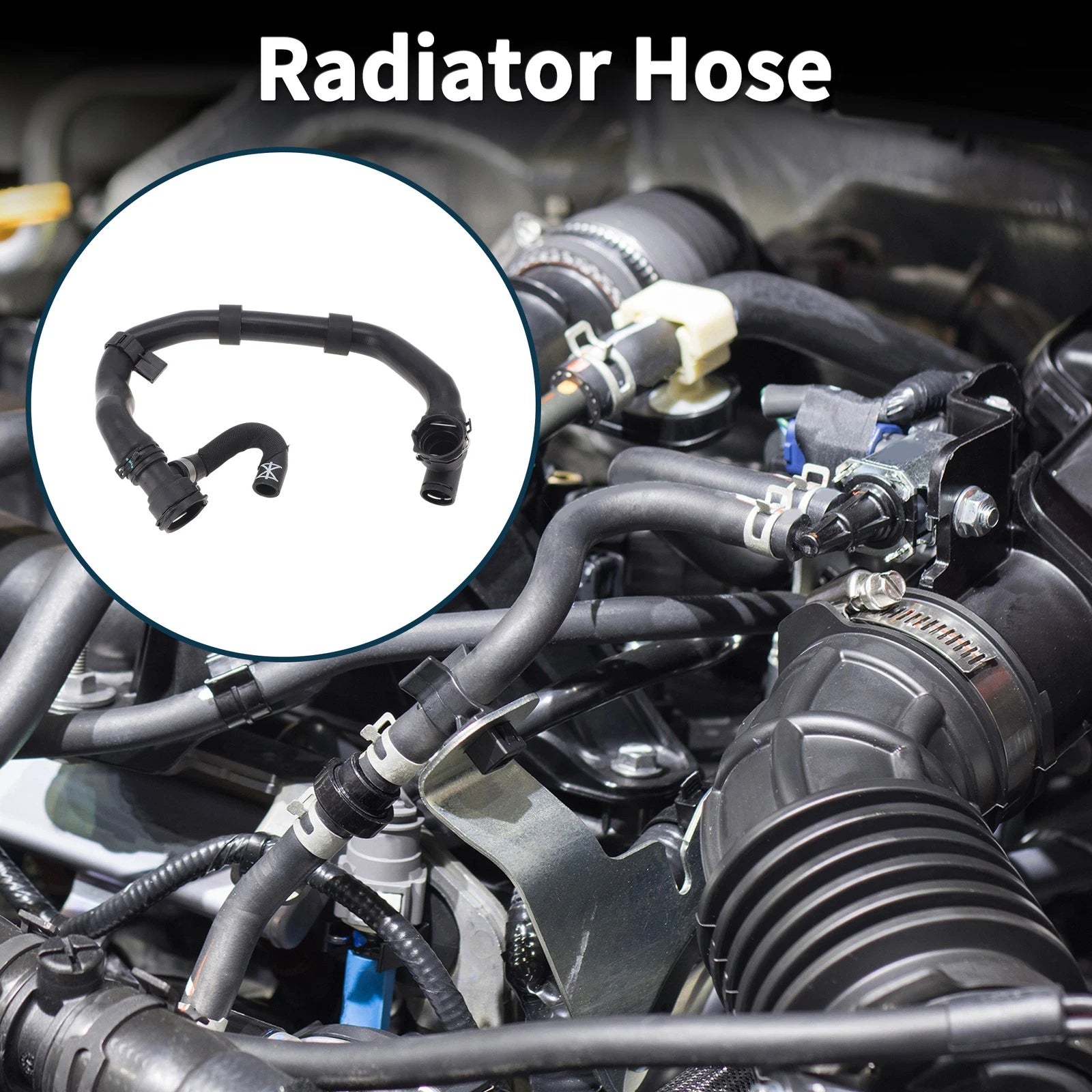 Radiator Hose for Volkswagen Golf (2015–2018) 5Q0122051AN Plastic