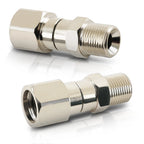 3/8" NPT 360° Swivel Adapter for Pressure Washer Hose Gun (Stainless Steel)