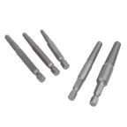 5 Pcs Hex Screw Extractors Drill Bit 1/4 Inch Broken Bolt Remover