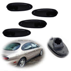 Set of 2 Black Front Rear Side Marker Lamp Housings for Ford Taurus Mercury Sable