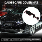 Dashboard Dash Cover Mat for Honda Accord (2024) Black Red