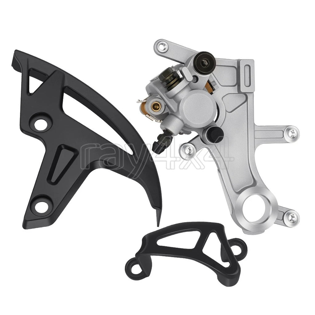 Rear Brake Caliper & Disc Cover Guard Assy for Honda CR125 CR250 CRF250 CRF450 R (2000–2023)