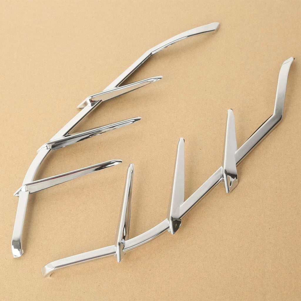 Chrome Mid-Frame Air Deflectors for Harley Touring Road King Glide (2009–2023)