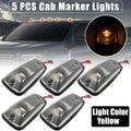 5pcs Clear Yellow Cab Marker Light Cover for Chevrolet K2500 (1998–2000)