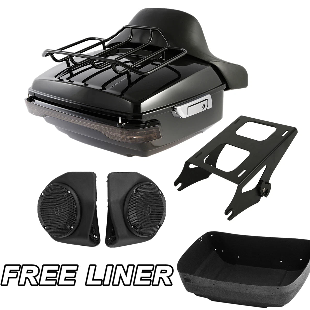 LED Light Speakers Mount Rack for Harley Touring (2014–2025)