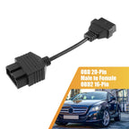 OBD 20-Pin Male to Female OBD2 Adapter Cable for Kia (2000–2023)