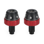 Handlebar Ends for Universal Fit Motorcycles (22mm) - Red Bar End Weights