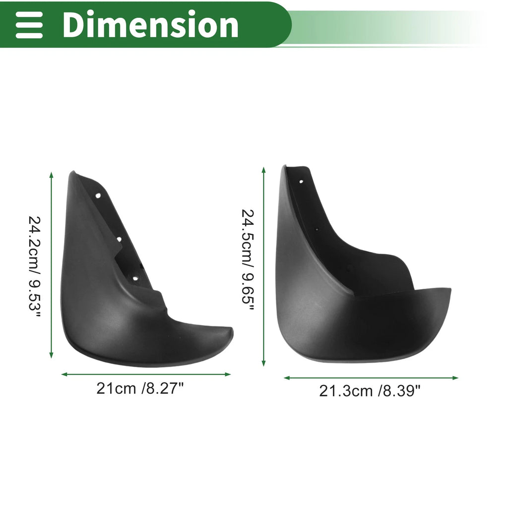 Mud Flaps Splash Guards for Buick Regal (2003–2008) W/ Mount Accessories