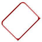 GPS Navigation Panel Cover Trim for Jeep Wrangler JL Gladiator JT (2018–2023) Carbon Red