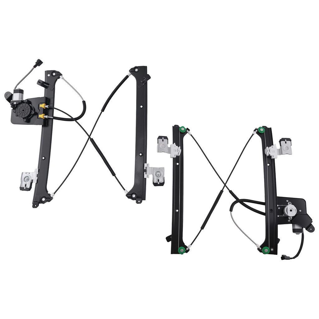 2pc Rear Window Regulator for Silverado 2500 HD (2001–2006) Electric