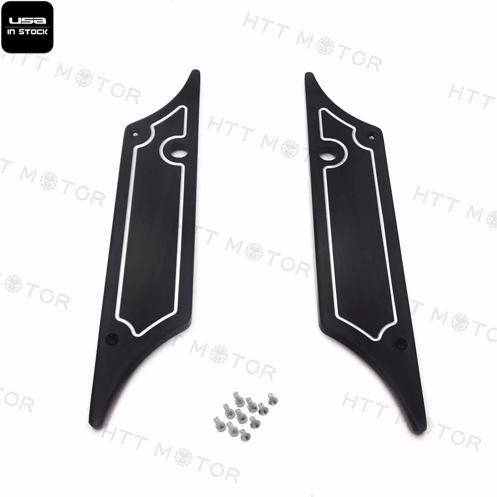 Billet Aluminum Saddlebag Latch Cover for Harley Touring (1993–2013)