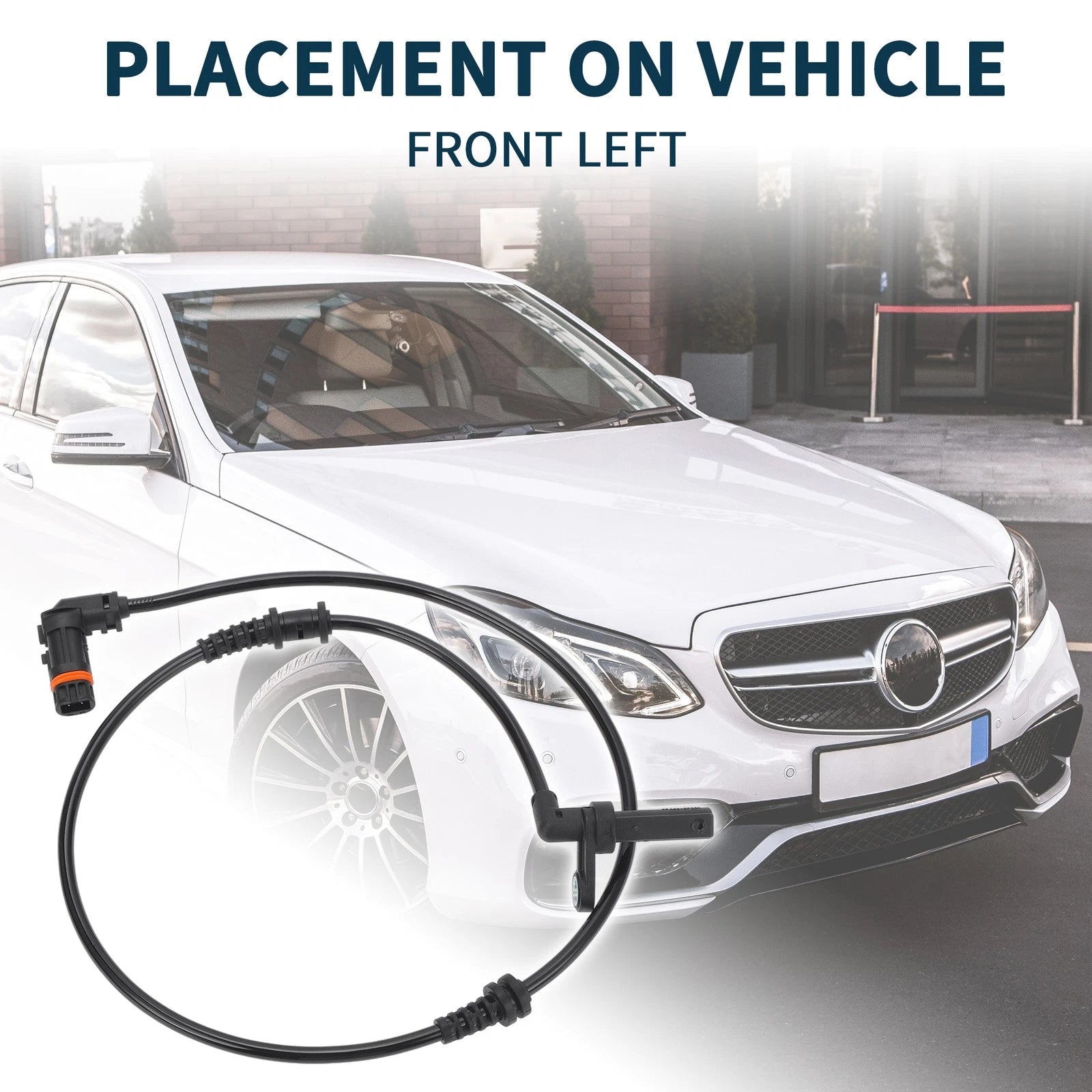 Front Left ABS Wheel Speed Sensor for Mercedes-Benz E400 (2017–2019) No.A2129055905
