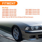 Front Bumper Splash Panel Liner for BMW 5 Series E39 M5 (1996-2004)