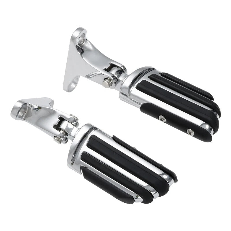 Chrome Passenger Footpeg Pegs for Harley CVO Street Road Glide (1993–2025)