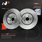 Front Drilled Brake Rotors for Subaru Impreza (2004) & Toyota BRZ (2017–2020)