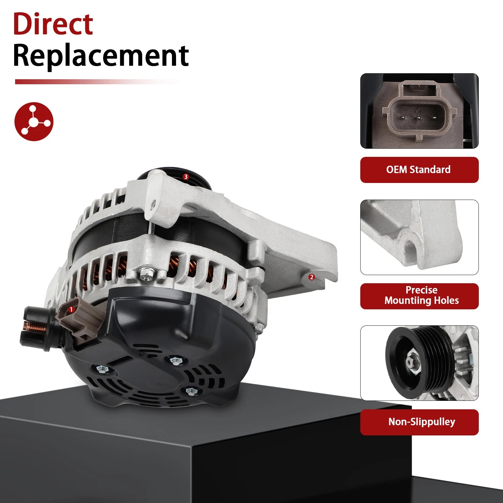 Alternator for Ford F-150 4.6L (2009-2010)
