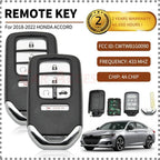 Smart Remote Key Fob for Honda Accord Civic (2018–2022) CWTWB1G0090