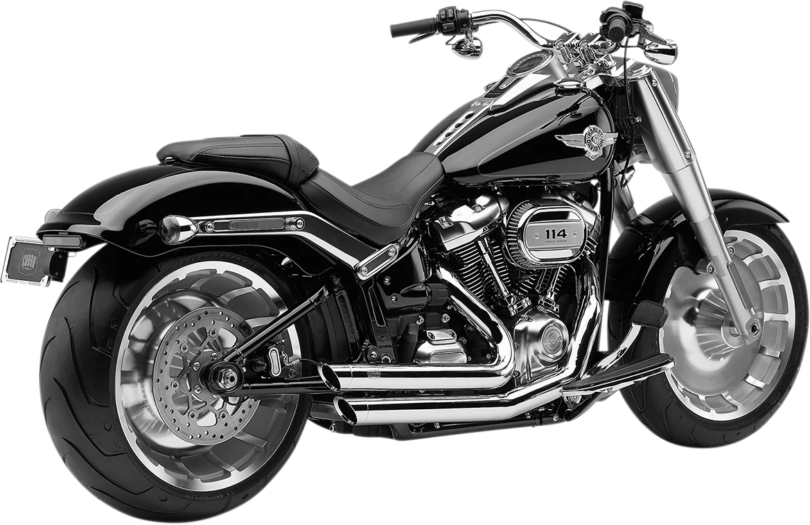 Cobra Speedster Slashdown Exhaust for Harley Fat Boy/Breakout (2018–2022)