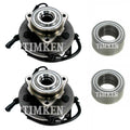 Front and Rear Wheel Bearings & Hubs Kit for Ford Explorer (2006–2010)