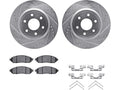 Front Brake Pad and Rotor Kit for Suzuki Equator (2009–2012) BZ563ZZ
