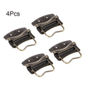 Set of 4 Vintage Metal Door Pull Handles for Suitcase Toolbox Drawer