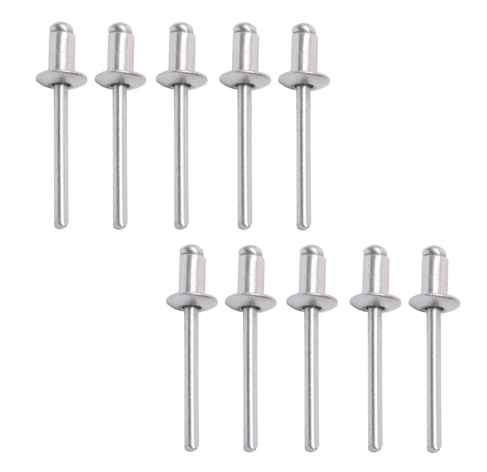 Set of 10 Window Regulator Rivets 4.8mm X 8mm for Mercedes Benz