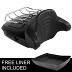 Chopped Trunk Backrest Luggage Rack for Harley Touring Road King (2014–2026)