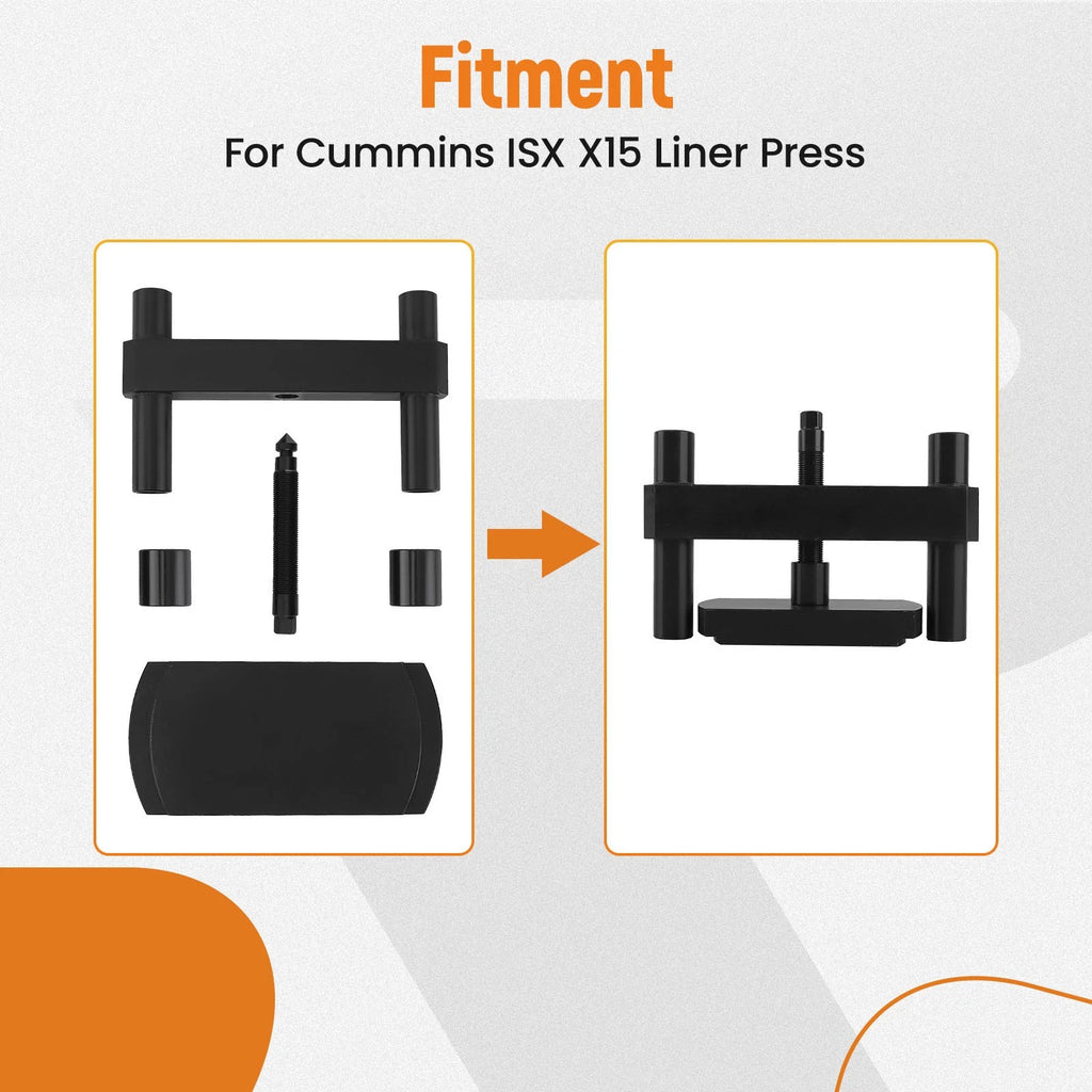 Cylinder Liner Press Installer for Cummins ISX X15 (2017–2023)