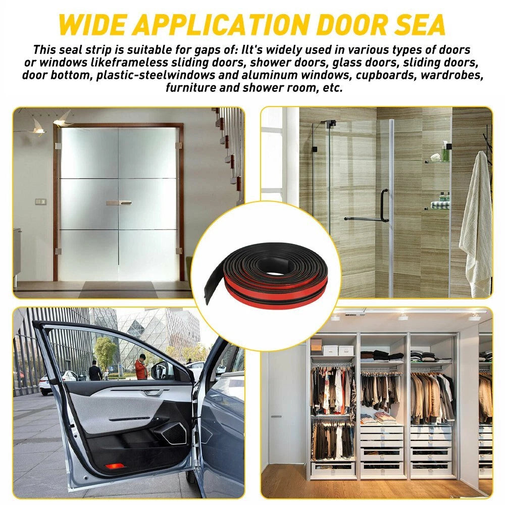 10FT Windshield Rubber Molding Seal Trim for Universal Windscreen
