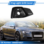 Front Right Fog Light Grill for Audi A5 (2021–2023) No. 8W6807682T, ABS Black