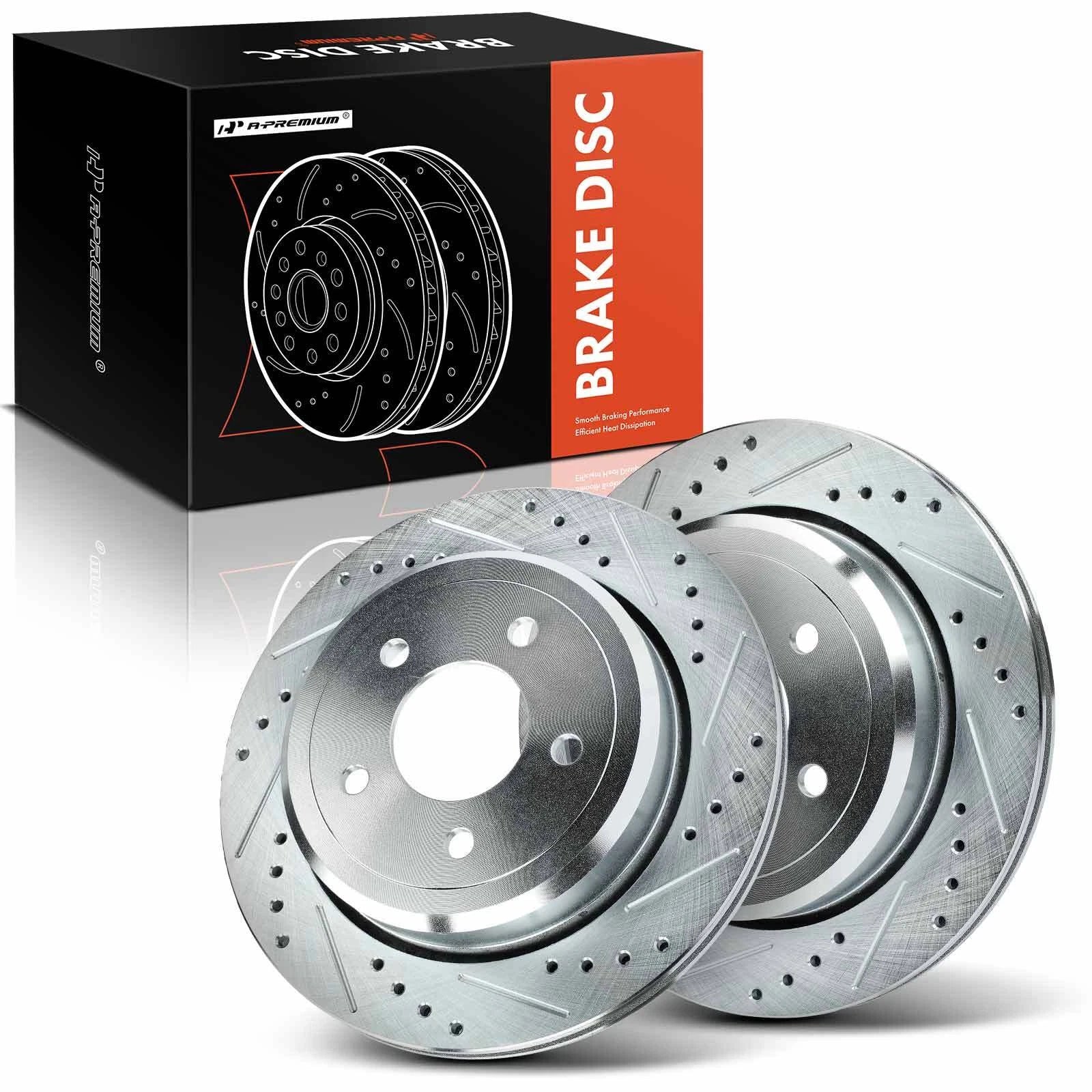 Drilled Brake Rotors for Ford Crown Victoria Mercury Grand Marquis