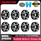 1.5" Hubcentric Wheel Spacers for Chevy S10 GMC Pontiac (5x4.75) (1970–2004)