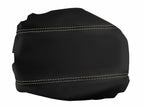Leather Console Lid Armrest Cover for Acura TSX (2009–2014) Beige Stitch