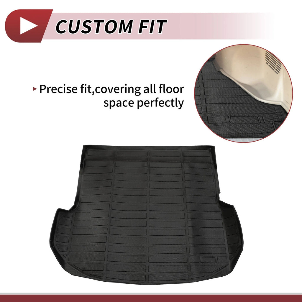 Trunk Mat for Hyundai Santa Fe (2021–2023) TPE Cargo Liner Black