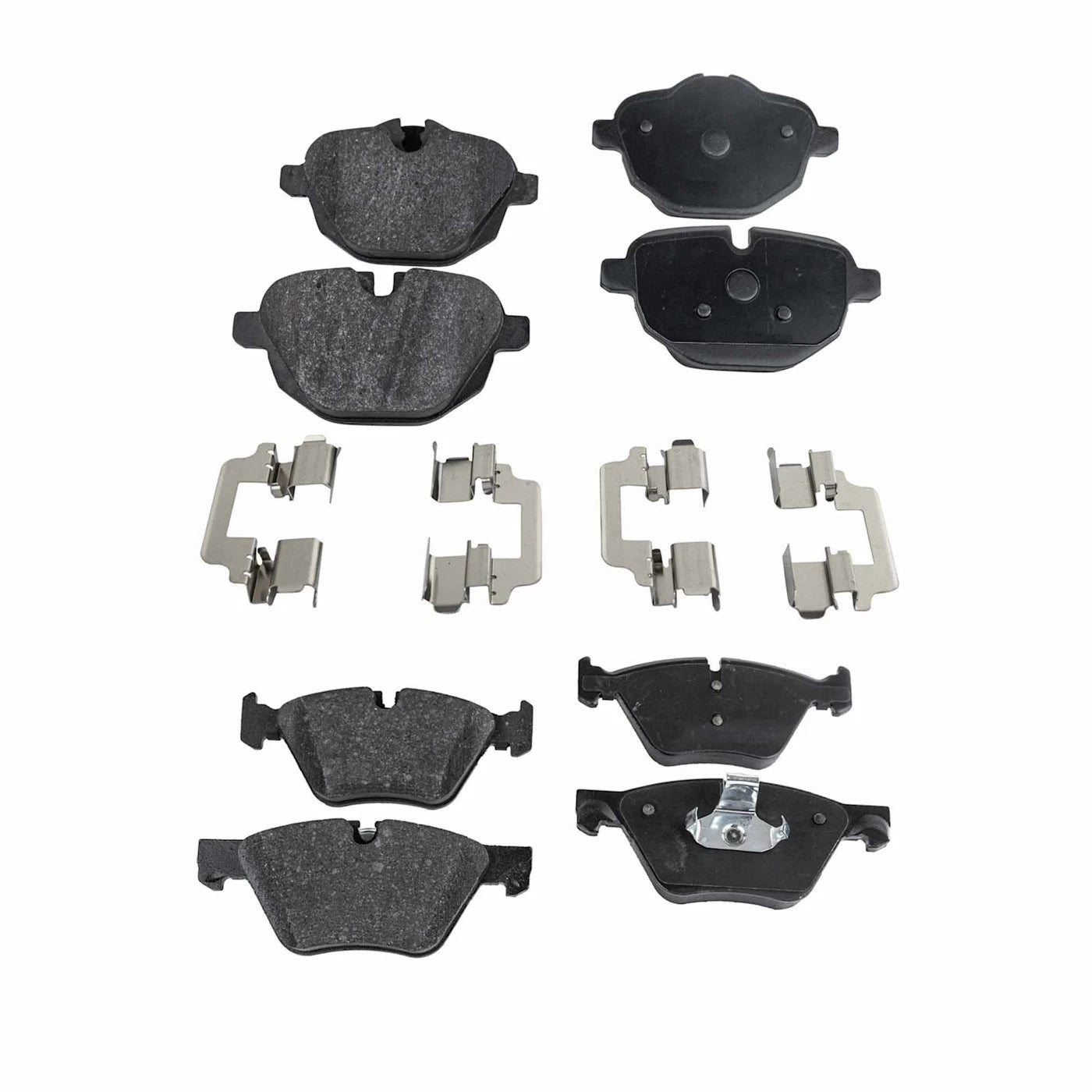 Set of 4 NAO Brake Pads for BMW 528i, 528i xDrive (2011–2016)